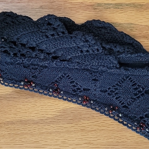 Women's Free People Bohemian Festival Dress, Black/Red, Size 10, EUC - Picture 10 of 14